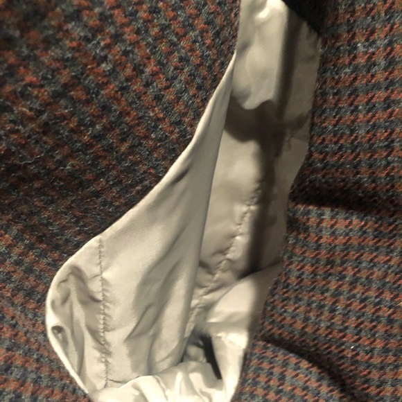 London Fog Mens XL Reg Olive Green Zip Up Bomber jacket zip in wool liner - Picture 10 of 11